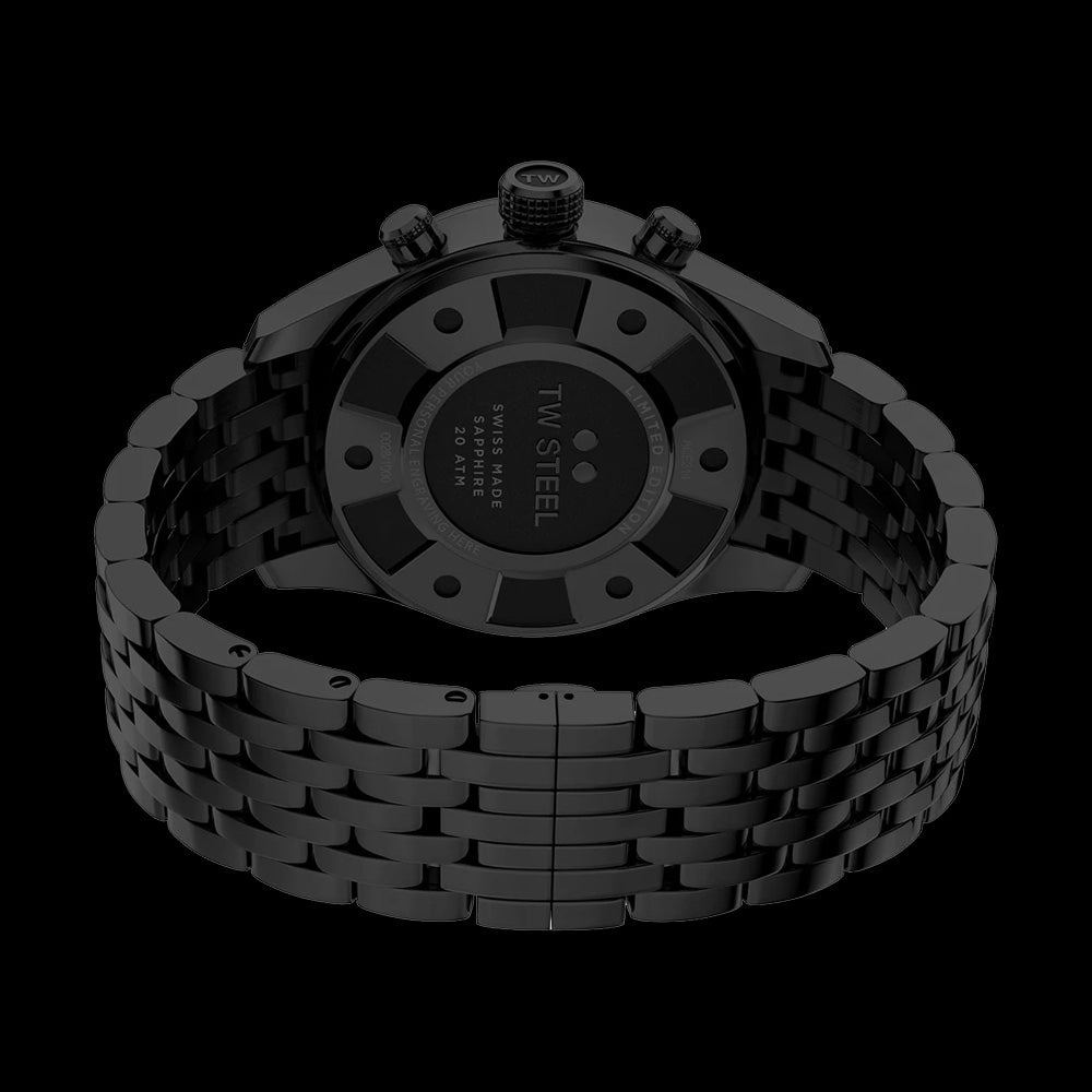TW STEEL ACE ATERNUS ALL BLACK WATCH ACE314 - BACK VIEW