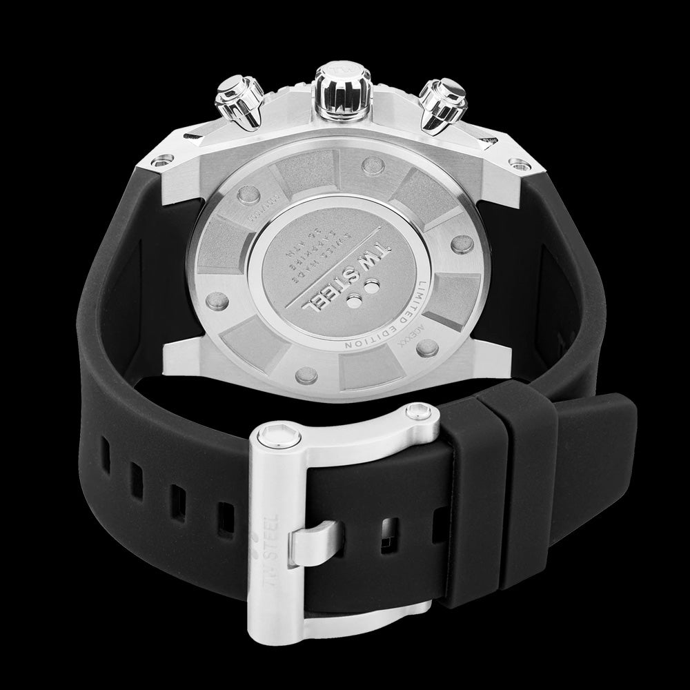 TW STEEL ACE DIVER BLACK WATCH ACE401 - BACK VIEW