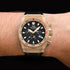 TW STEEL ACE DIVER ROSE GOLD & BLACK WATCH ACE403 - WRIST VIEW