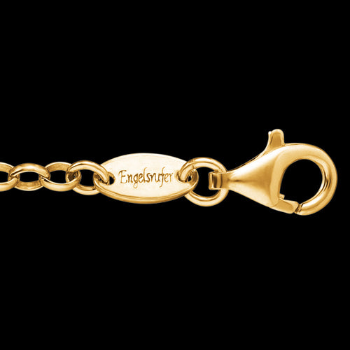 ENGELSRUFER GOLD 2.85MM ANCHOR CHAIN NECKLACE - CLASP CLOSE-UP