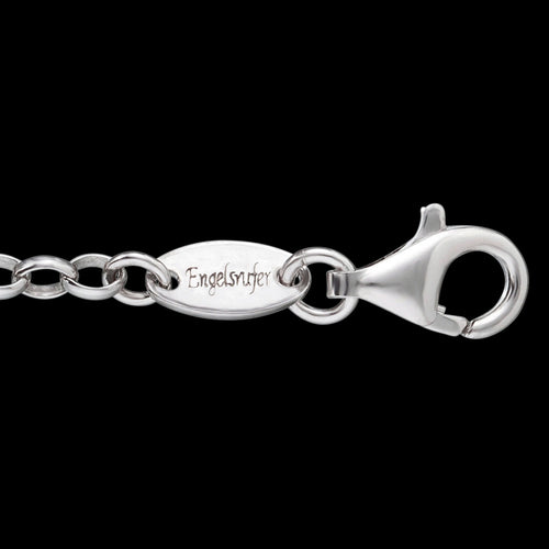 ENGELSRUFER SILVER 2.85MM ANCHOR CHAIN NECKLACE - CLASP CLOSE-UP