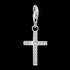 THOMAS SABO PAVE CZ CROSS CHARM PENDANT
