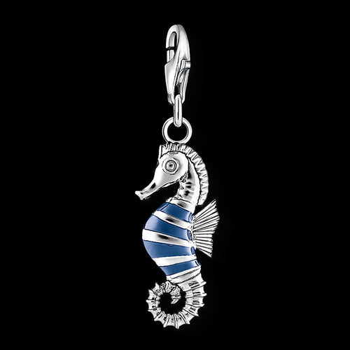 THOMAS SABO BLUE SEAHORSE CHARM PENDANT