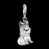 THOMAS SABO BULLDOG WITH CROWN CHARM PENDANT
