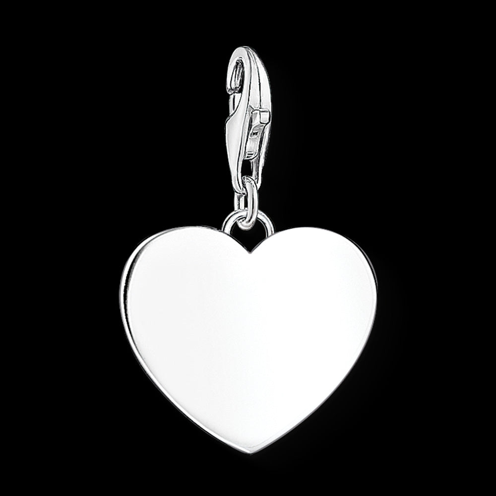 THOMAS SABO SILVER HEART CHARM PENDANT