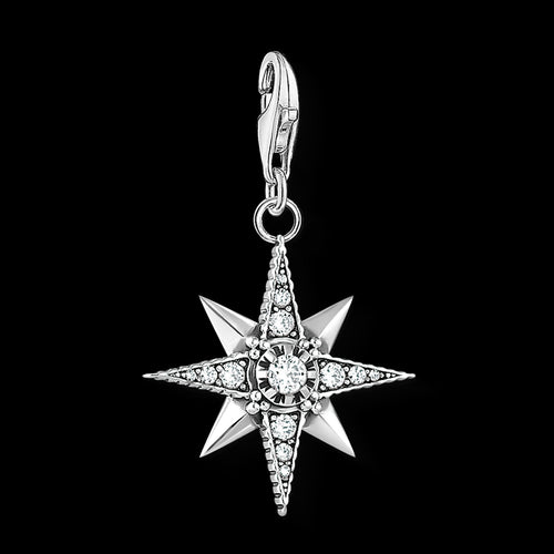 THOMAS SABO SILVER ROYALTY STAR CHARM PENDANT