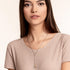 THOMAS SABO GOLD DRAGONFLY CHARM PENDANT - MODEL NECKLACE VIEW 2