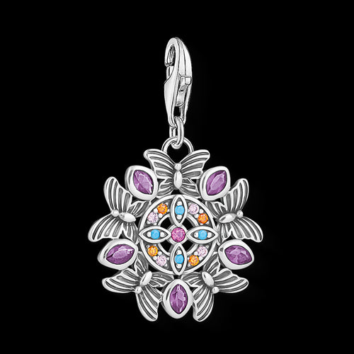 THOMAS SABO BUTTERFLY KALEIDOSCOPE CHARM PENDANT