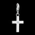 THOMAS SABO CROSS CZ SOLITAIRE CHARM PENDANT
