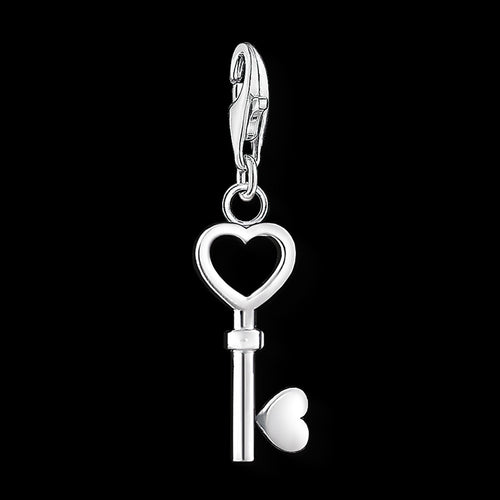 THOMAS SABO KEY HEART CHARM PENDANT