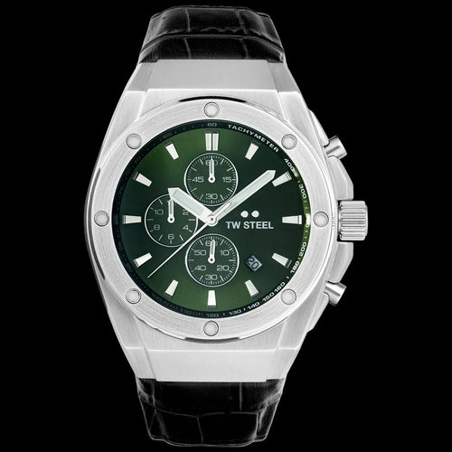 TW STEEL CEO TECH GREEN DIAL MEN'S WATCH CE4101