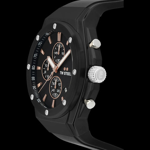 TW STEEL CEO TECH ALL BLACK MEN'S WATCH CE4102 - SIDE VIEW