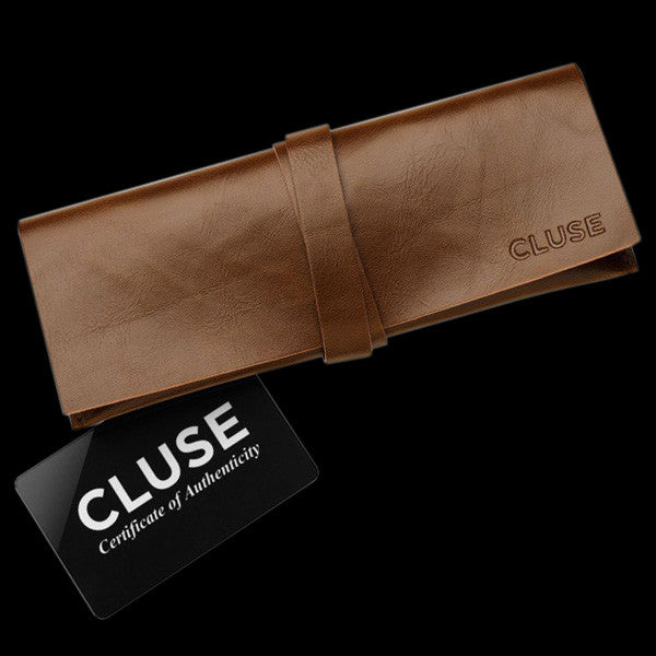 CLUSE LA BOHEME ROSE GOLD WHITE/BROWN WATCH