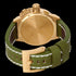 TW STEEL CANTEEN GREEN DIAL GOLD CHRONO LEATHER WATCH CS108 - BACK VIEW