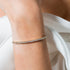 GEORGINI ICONIC BRIDAL VERA 2MM GOLD BRACELET - MODEL VIEW