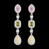 GEORGINI PINA COLADA MULTI-COLOUR SILVER EARRINGS