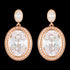 GEORGINI LUXE GRANDENZZA ROSE GOLD EARRINGS