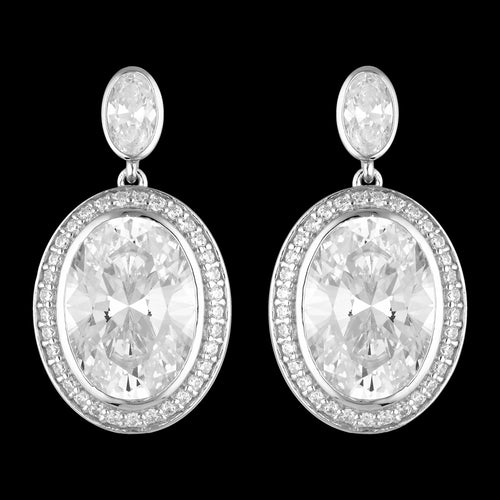 GEORGINI LUXE GRANDENZZA SILVER EARRINGS