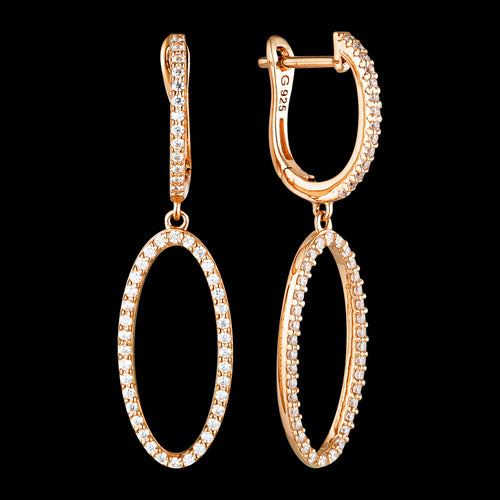 GEORGINI CELESTIAL ROSE GOLD EARRINGS