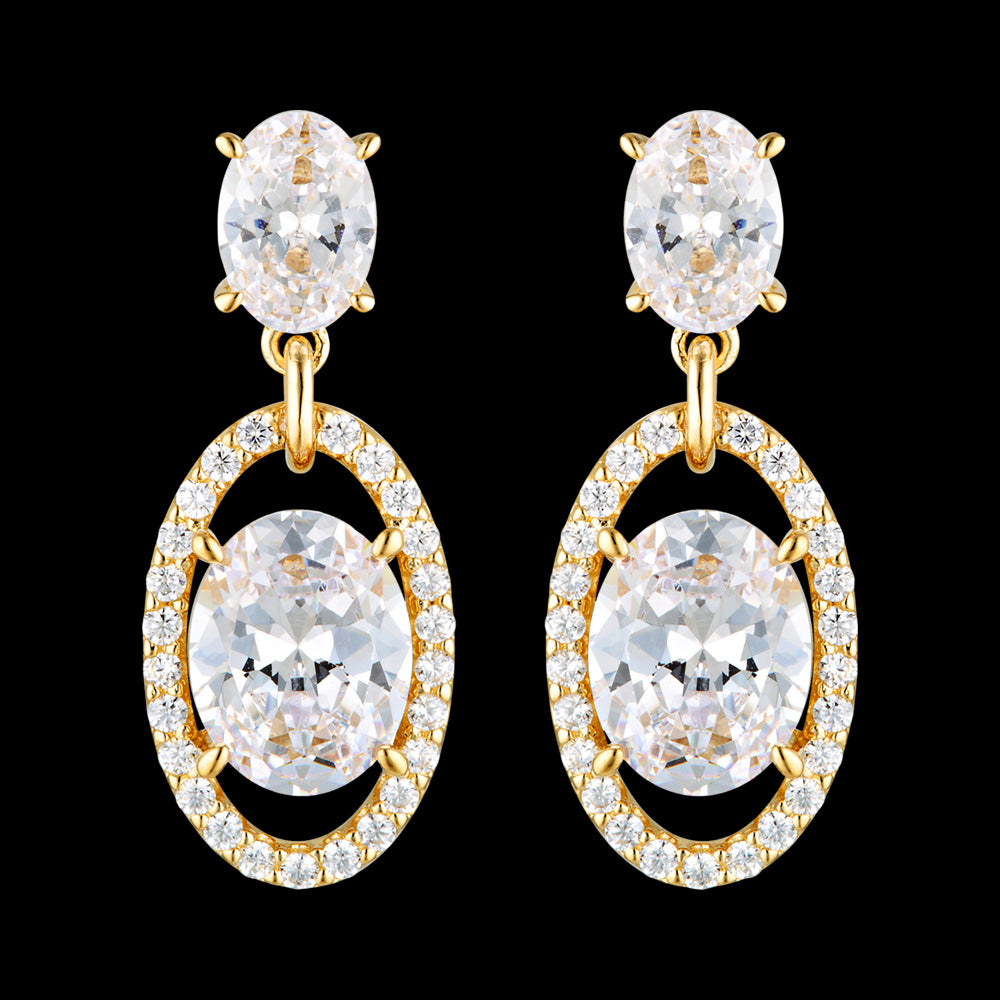 GEORGINI AURORA HEAVEN GOLD EARRINGS