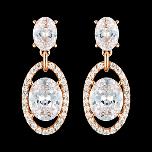 GEORGINI AURORA HEAVEN ROSE GOLD EARRINGS
