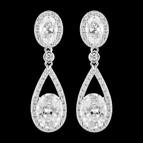 GEORGINI AURORA RADIANCE SILVER EARRINGS