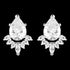 GEORGINI BRIDAL PENELOPE SILVER EARRINGS