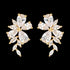 GEORGINI ICONIC BRIDAL HYACINTH GOLD EARRINGS