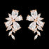 GEORGINI ICONIC BRIDAL HYACINTH ROSE GOLD EARRINGS