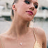 GEORGINI AURORA SOUTHERN LIGHTS GOLD NECKLACE - MODEL VIEW
