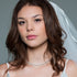 GEORGINI ICONIC BRIDAL VERA SILVER NECKLACE - MODEL VIEW