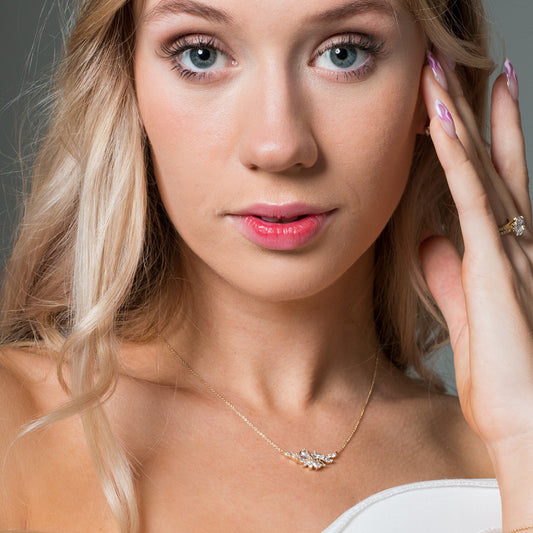 Georgini Iconic Bride Hyacinth Silver Necklace main image 0