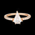 GEORGINI SHIELD ROSE GOLD RING