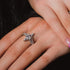 GEORGINI TIARA SILVER RING - HAND MODEL