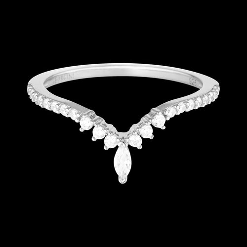 GEORGINI TIARA SILVER RING