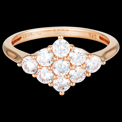 GEORGINI GLAM ROSE GOLD RING