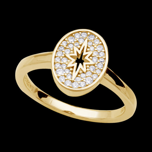 GEORGINI FOLLOW THE STAR GOLD RING