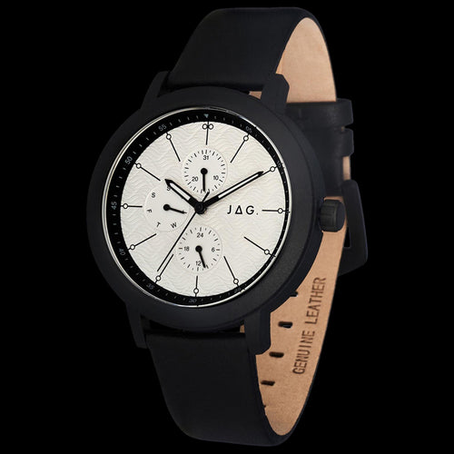 JAG MARLO BLACK LOW IMPACT UNISEX WATCH - ANGLE VIEW
