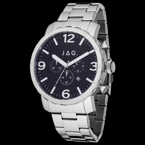 JAG FLYNN BLUE DIAL CHRONOGRAPH MEN'S WATCH - ANGLE VIEW
