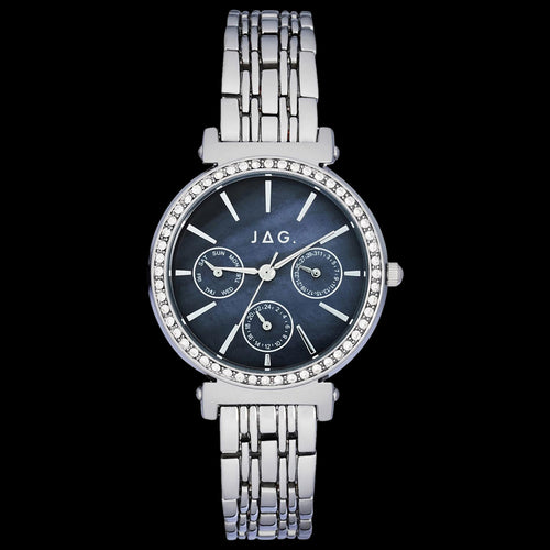JAG KEIRA BLUE DIAL SILVER LADIES WATCH