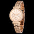 JAG KEIRA PINK DIAL ROSE GOLD LADIES WATCH - ANGLE VIEW