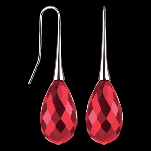 KAGI SCARLETT RED OPERA DROP EARRINGS