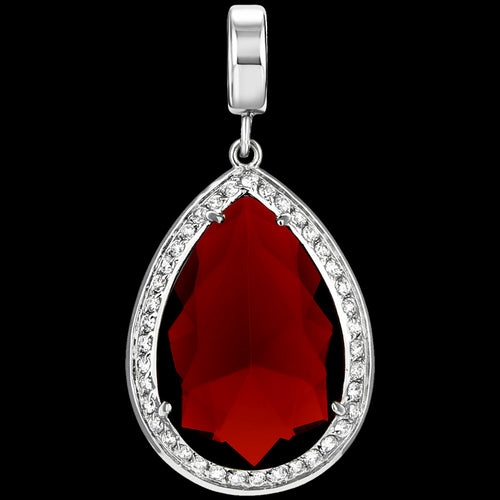 KAGI SCARLETT RED TEARDROP PENDANT