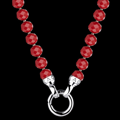 KAGI SCARLETT RED OPERA 49CM NECKLACE