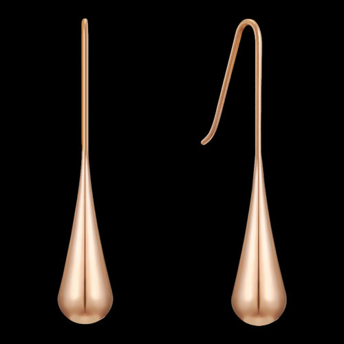 KAGI DROPLET ROSE GOLD EARRINGS