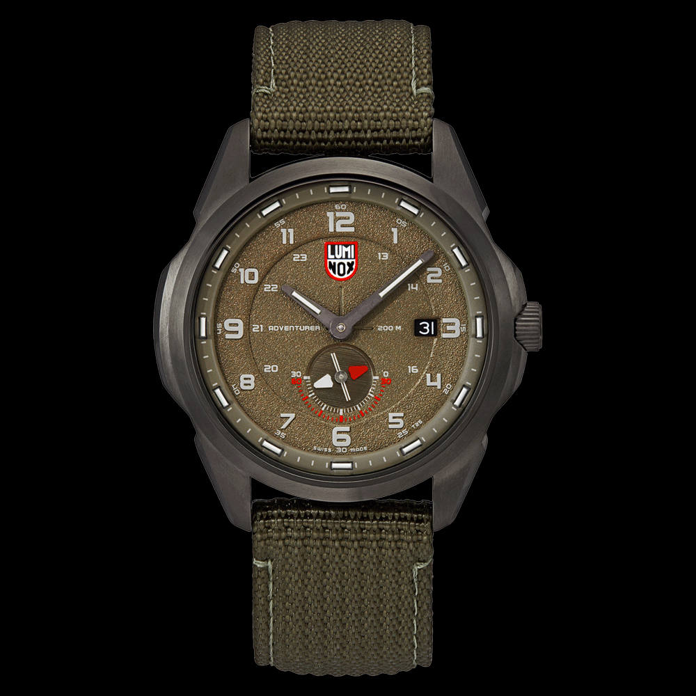LUMINOX ATACAMA ADVENTURER FIELD CAMO WATCH 1767 - NIGHT/DAY COMPARE