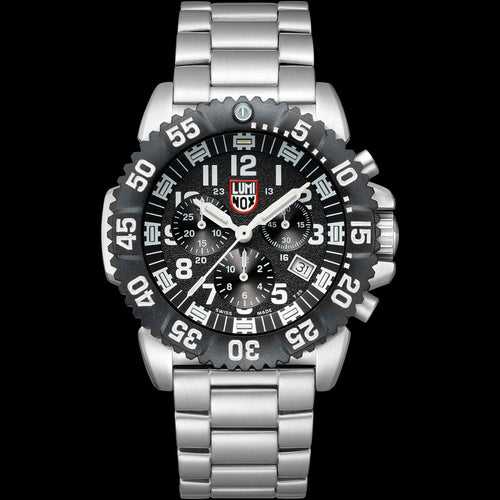 LUMINOX NAVY SEAL STEEL COLORMARK CHRONOGRAPH WATCH 3182