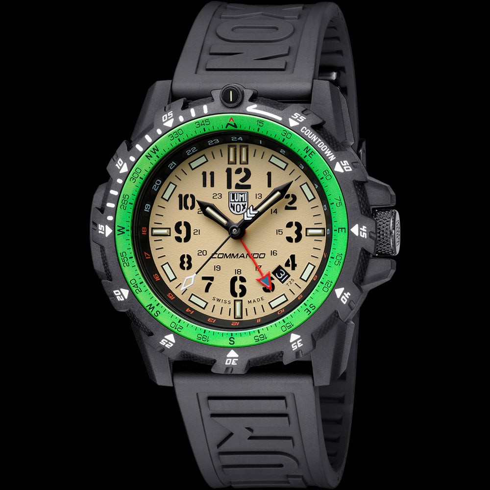 LUMINOX COMMANDO RAIDER OUTDOOR ADVENTURE WATCH 3321 - TILT VIEW