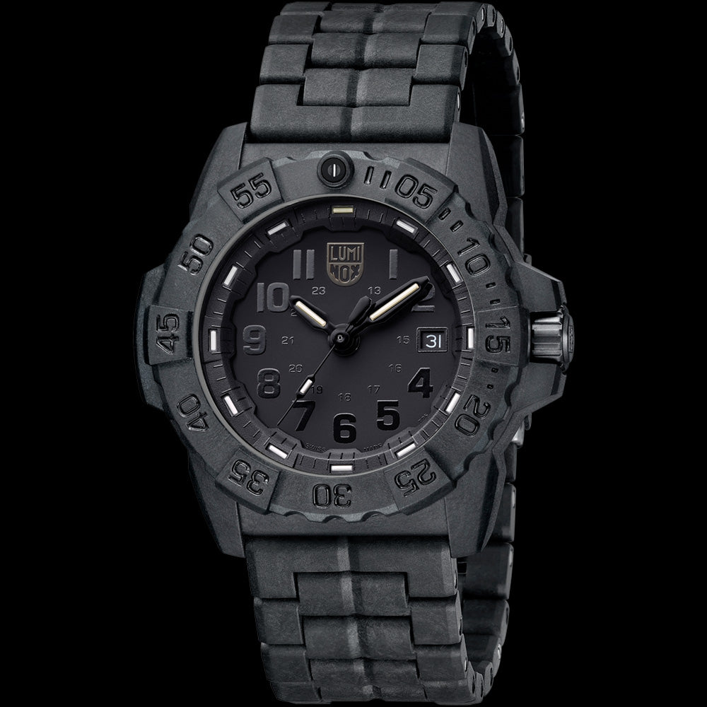 LUMINOX NAVY SEAL DIVE WATCH 3502.BO - TILT VIEW