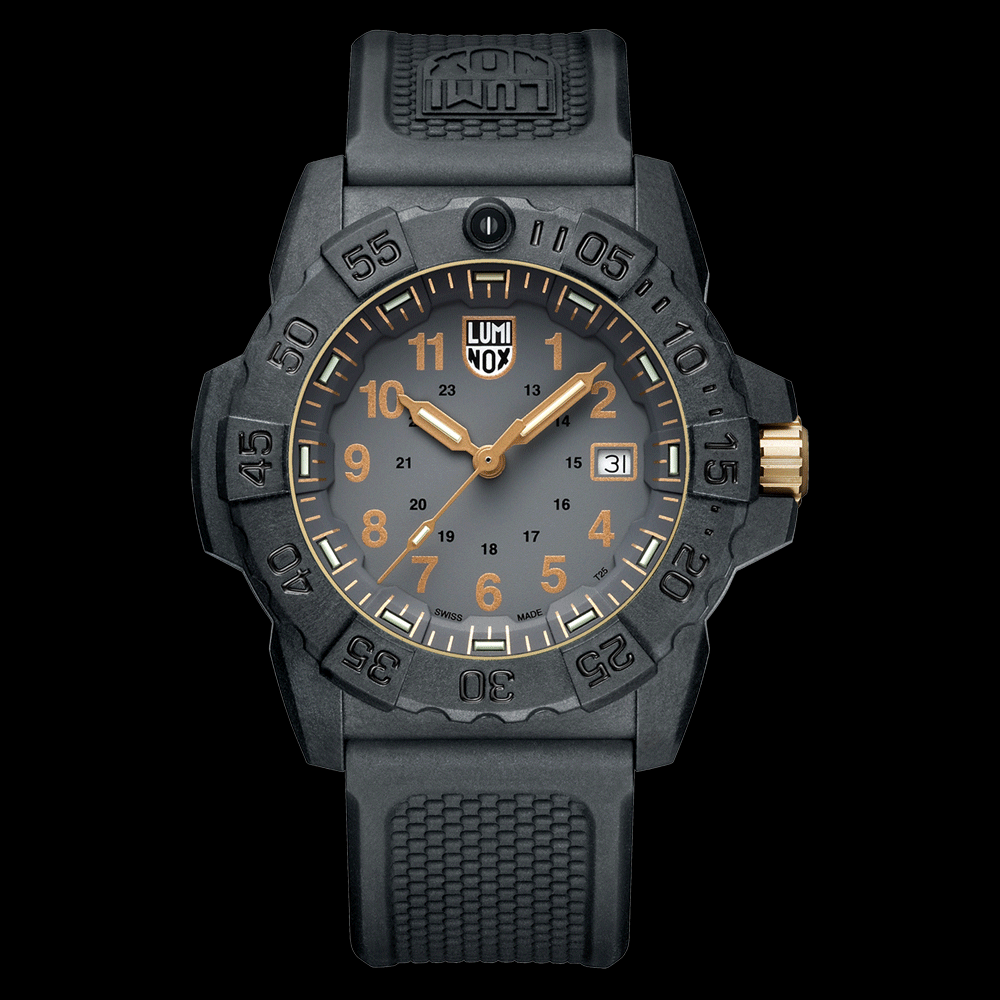 LUMINOX NAVY SEAL 45MM MILITARY DIVE WATCH 3508 - DAY/NIGHT